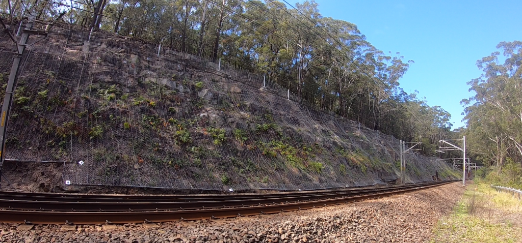 Helensburgh Rockfall Barrier, Sydney Trains (1)
