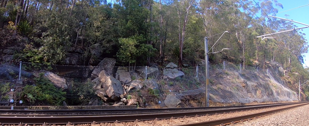 Helensburgh Rockfall Barrier, Sydney Trains (3)