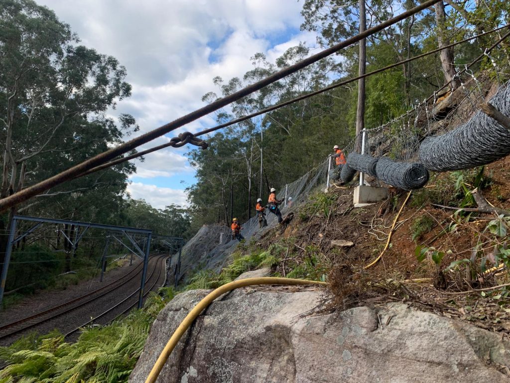 Helensburgh Rockfall Barrier, Sydney Trains (7)